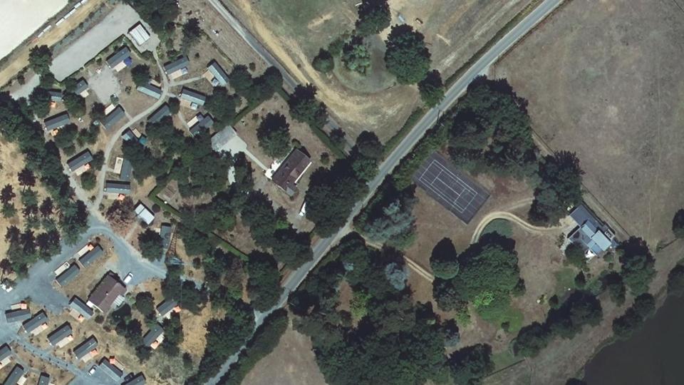 Vue aérienne du secteur de Le Mans Padel, à Yvré-l'Évêque