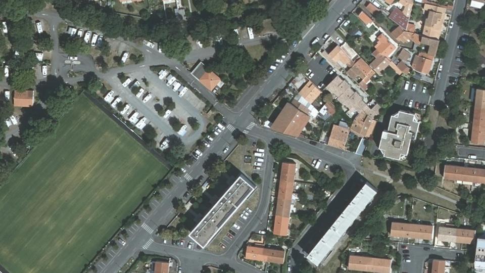 Vue aérienne du secteur de Sportfield Padel La Rochelle, à La Rochelle