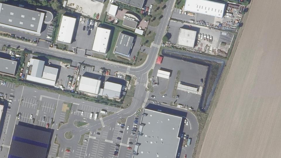 Vue aérienne du secteur de Vuelta Padel, à Thorigny-sur-Marne