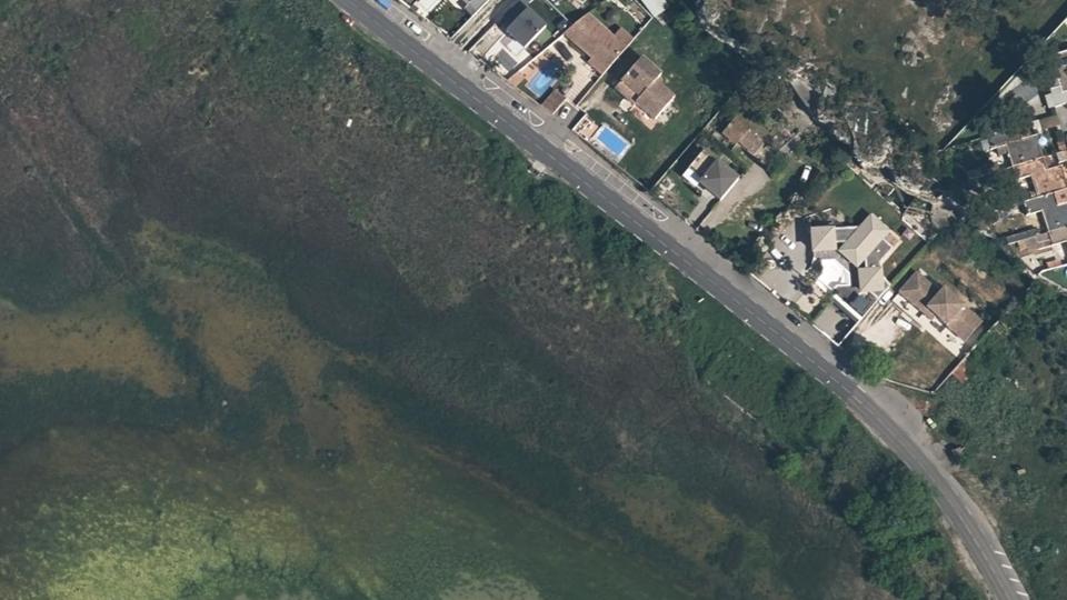 Vue aérienne du secteur de Z5 Padel Istres, à Istres